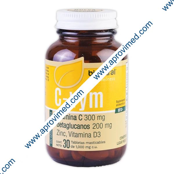 C-VYM c/30 TABS Masticables 1000 MG.