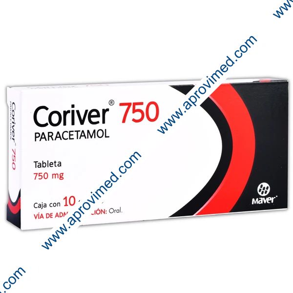 CORIVER c/10 TABS. 750 MG.