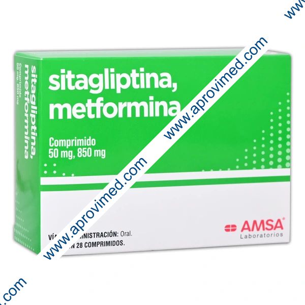 SITAGLIPTINA/METFORMINA (Amsa) c/28 COMPS. 50/850 MG.