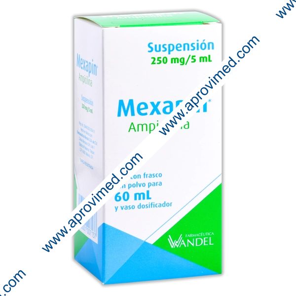 MEXAPIN SUSP. Fco. 60 ML. 250 MG/5 ML.