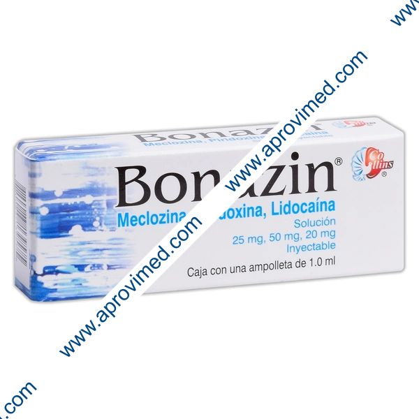 BONAZIN Sol. Iny. c/1 AMPTA. 25-50-20 MG/1 ML.