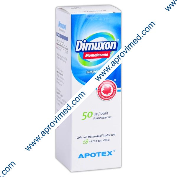 DIMUXON SUSP. p/INHALACIÓN NASAL 0.05% Fco. 18 ML. c/140 Dosis 50 MCG.