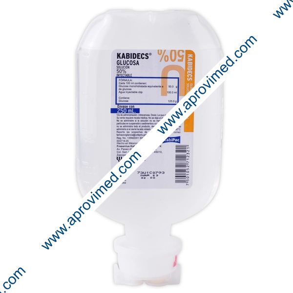 KABIDECS Sol. Iny. 50% Envase 250 ML.