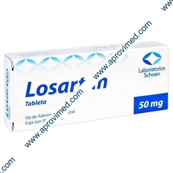 LOSARTÁN (Schoen) c/30 TABS. 50 MG.