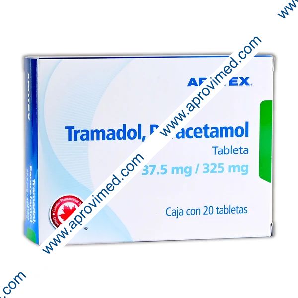 TRAMADOL/PARACETAMOL (Apotex) c/20 TABS. 37.5/325 MG.