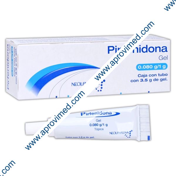 PIRFENIDONA (Neolpharma) GEL Tubo c/ 3.5 G. 0.080 G/1 G.
