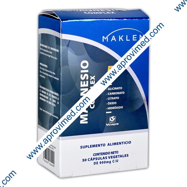 MAGNESIO COMPLEX 5 (Maklen) c/30 CAPS. 900 MG.