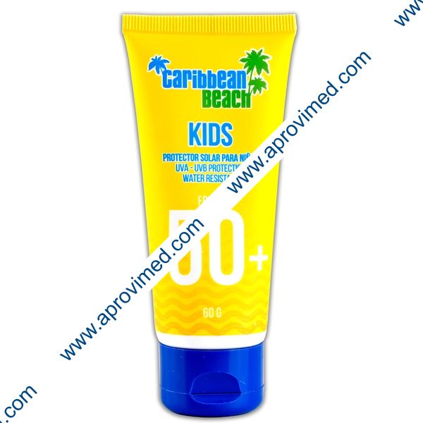 BLOQUEADOR SOLAR (C.Beach) Niños FPS 50+ Crema Tubo c/ 60 G.