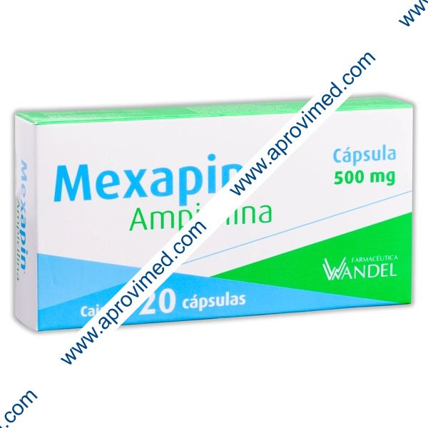 MEXAPIN c/20 CAPS. 500 MG.