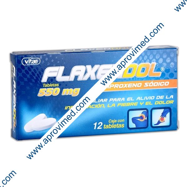 FLAXENDOL c/12 TABS. 550 MG.