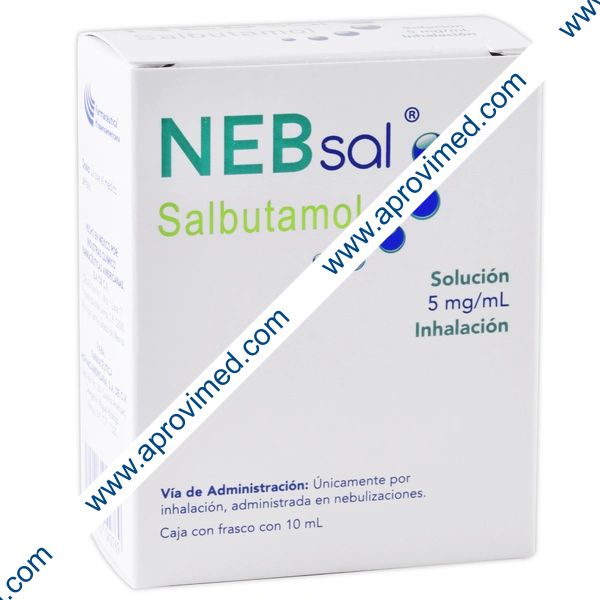 NEBSAL SOL. p/Inhalación Fco. 10 ML. 5 MG/1 ML.