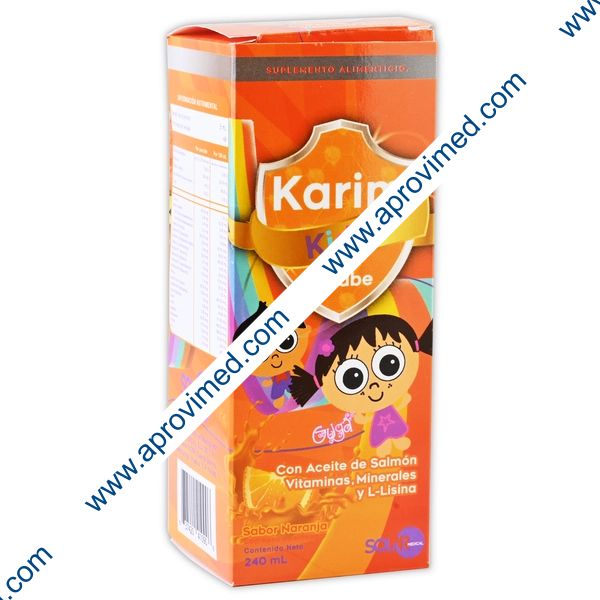 KARIM KIDD JBE. Sabor Naranja Fco. 240 ML.