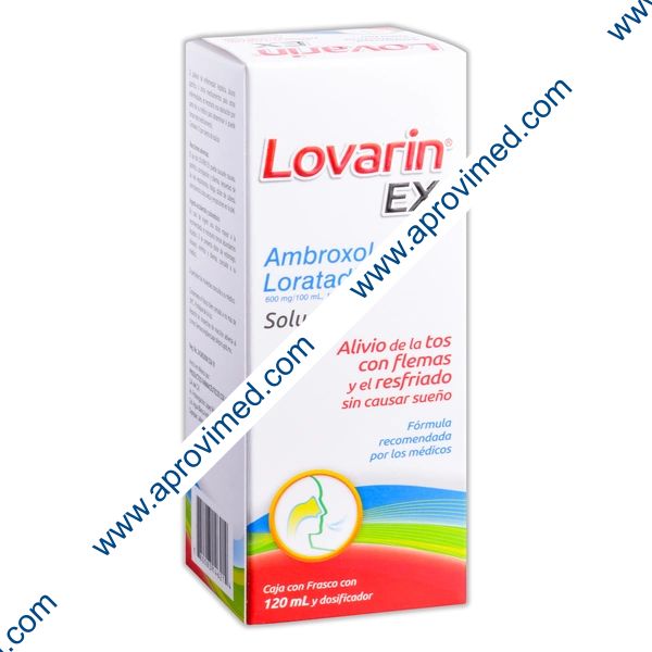 LOVARIN-EX SOLUCIÓN Fco. 120 ML. 100-600 MG/100 ML.