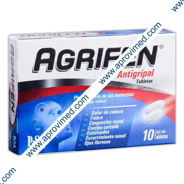 AGRIFEN c/10 TABS. 500/25/5/4 MG.
