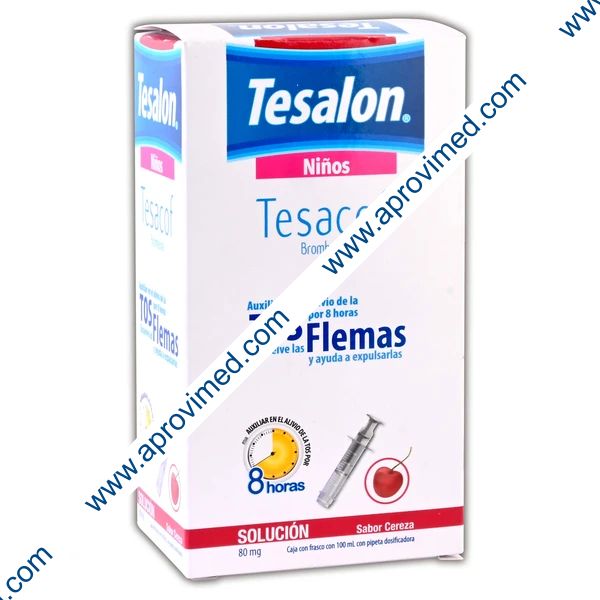 TESALON Tesacof SOL. NIÑOS Fco. 100 ML.  80 MG/100 ML.