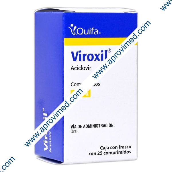 VIROXIL c/25 COMPS. 200 MG.