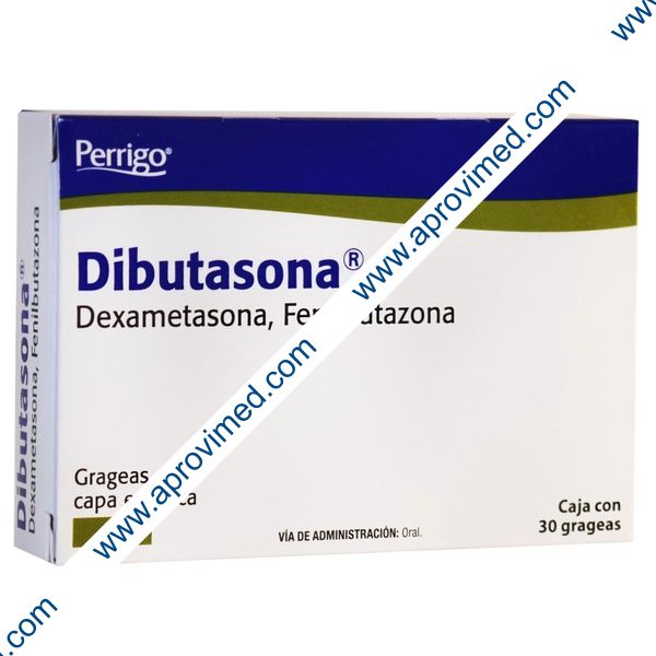 DIBUTASONA c/30 GRAG. 0.5/100 MG.