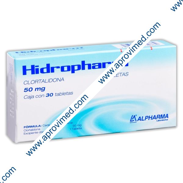 HIDROPHARM c/30 TABS. 50 MG.