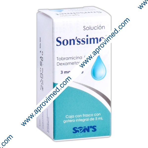 SON´SSIMET SOL. Oftálmica Fco. Gotero 5 ML. 3-1 MG/1 ML.