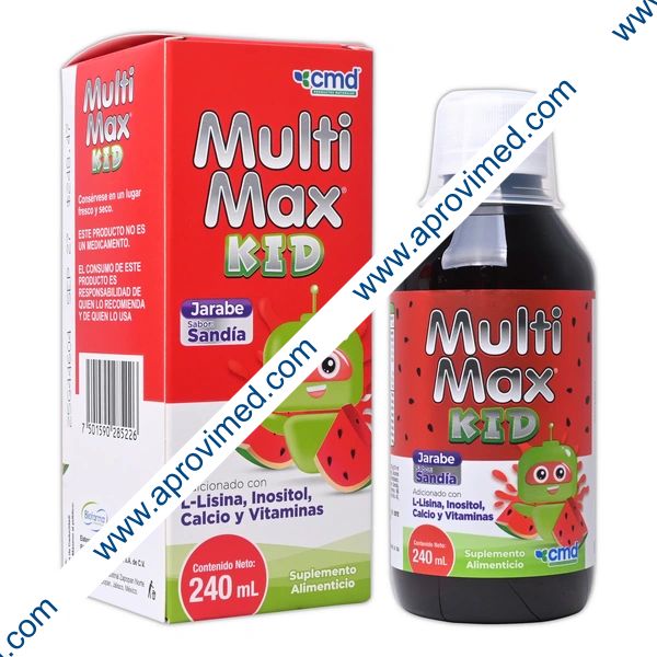 MULTIMAX KID JARABE Sabor Sandia Fco. 240 ML.