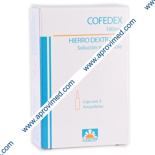 COFEDEX Sol. Iny. c/3 AMPTAS. 100 MG/2 ML.