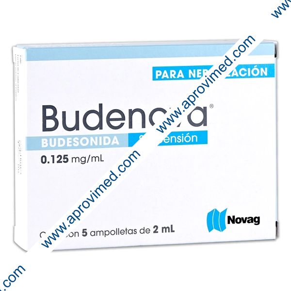 BUDENOVA SUSP. p/Nebn. c/5 AMPTAS. 2 ML. 0.125 MG/1 ML.