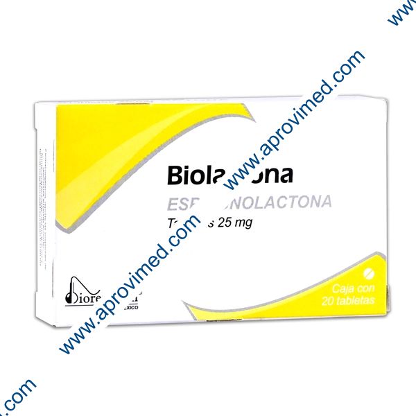 BIOLACTONA c/20 TABS. 25 MG.