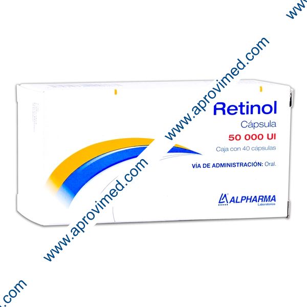 RETINOL (Alpharma) c/40 CAPS. 50,000 U.I.