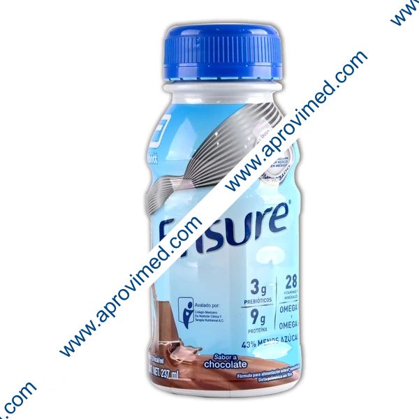 ENSURE Sabor Chocolate SUSP. ORAL 237 ML. 1 Kcal/1 ML.