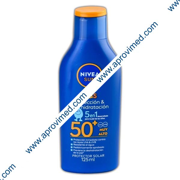 NIVEA SUN KIDS Protector Solar Hidratante 50+ Fco. 125 ML.
