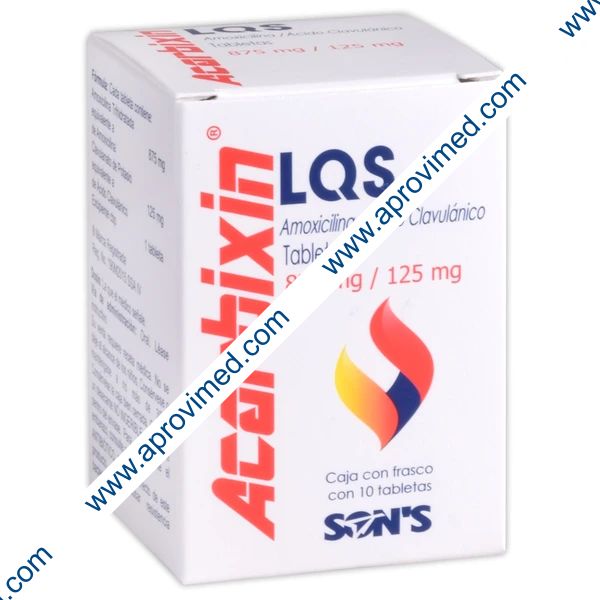 ACARBIXIN LQS c/10 TABS. 875/125 MG.