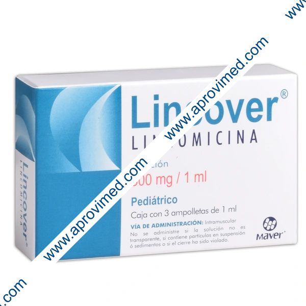 LINCOVER Sol. Iny. PEDIÁTRICO c/3 AMPTAS. 300 MG/1 ML.
