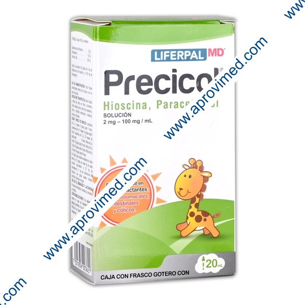 PRECICOL SOLUCIÓN Fco. Gotero 20 ML. 2-100 MG/1 ML.