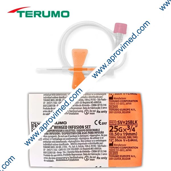 EQUIPO p/INFUSION c/ALETAS 25Gx3/4" (0.50x19mm) c/1 Pza.