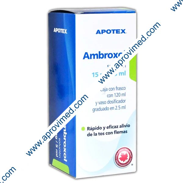 AMBROXOL (Apotex) SOL. Fco. 120 ML. 15 MG/5 ML.
