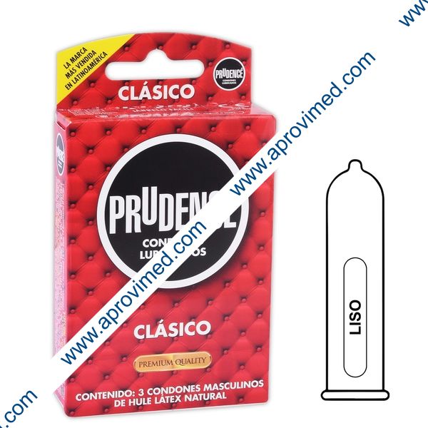 PRUDENCE CLÁSICO Caja c/ 3 CONDONES.