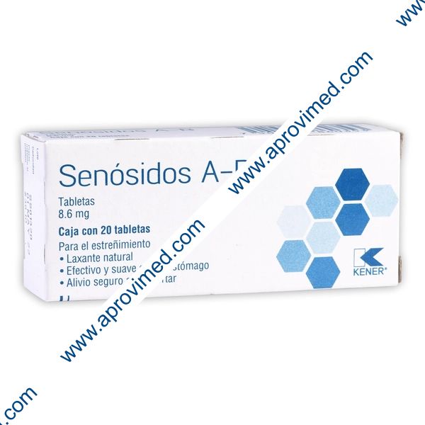 SENÓSIDOS A-B (Kener) c/20 TABS. 8.6 MG.