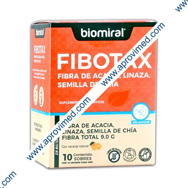 FIBOTAX c/10 SOBS. FIBRA s/Azúcar 10 G.