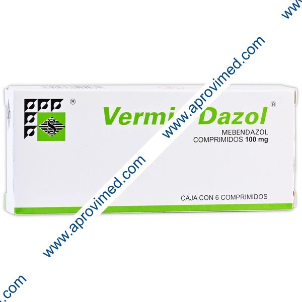 VERMIN DAZOL c/6 COMPS. 100 MG.