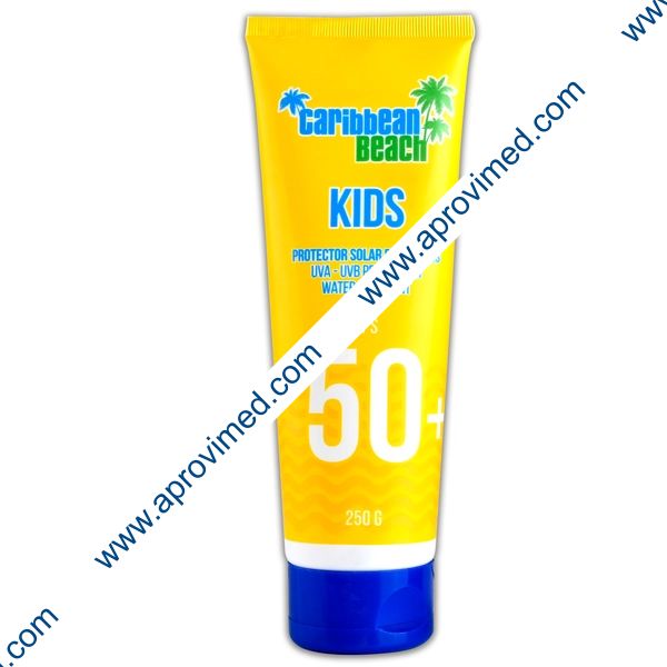 BLOQUEADOR SOLAR (C. Beach) Niños FPS 50+ Crema TUBO c/250 G.