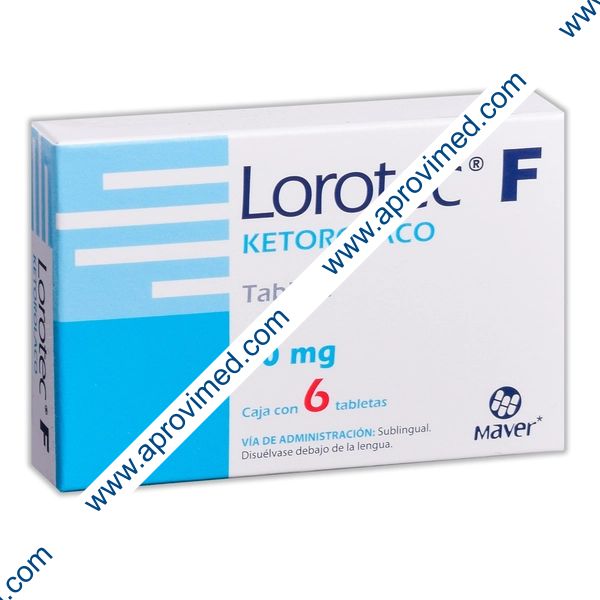 LOROTEC-F c/6 TABS. Sublingual 30 MG.