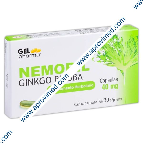 NEMORIL c/30 CAPS. 40 MG.