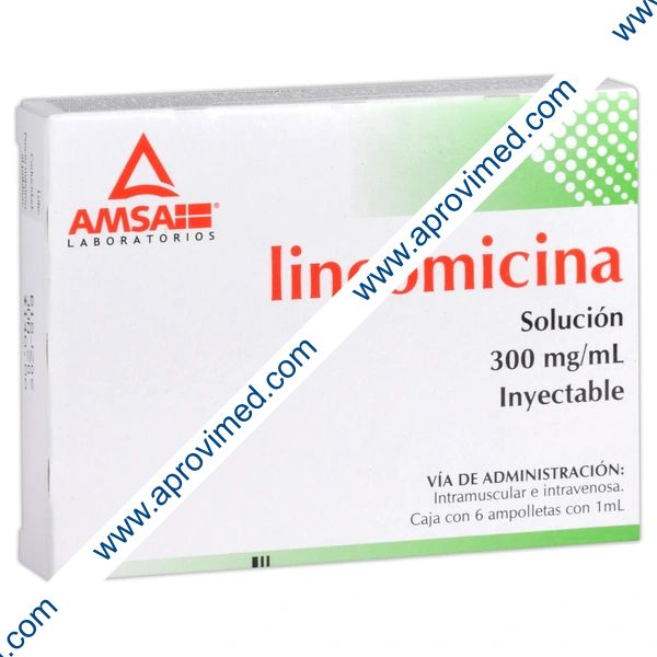 LINCOMICINA (Amsa) Sol. Iny. c/6 AMPTAS. 300 MG/1 ML..