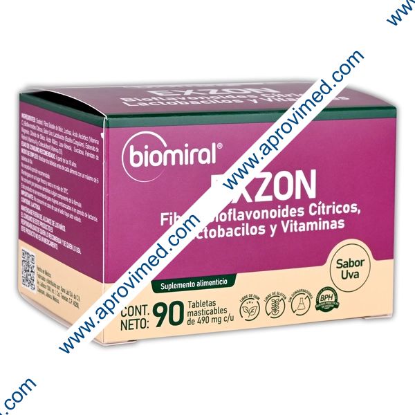EXZON c/90 TABS. Masticables 490 MG.