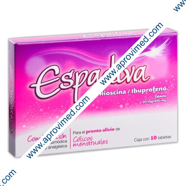ESPADIVA c/10 TABS. 20/400 MG.