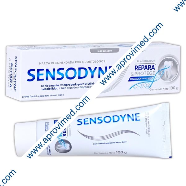 SENSODYNE "Repara&Protege" CREMA DENTAL c/BLANQUEADOR TUBO c/100 G.