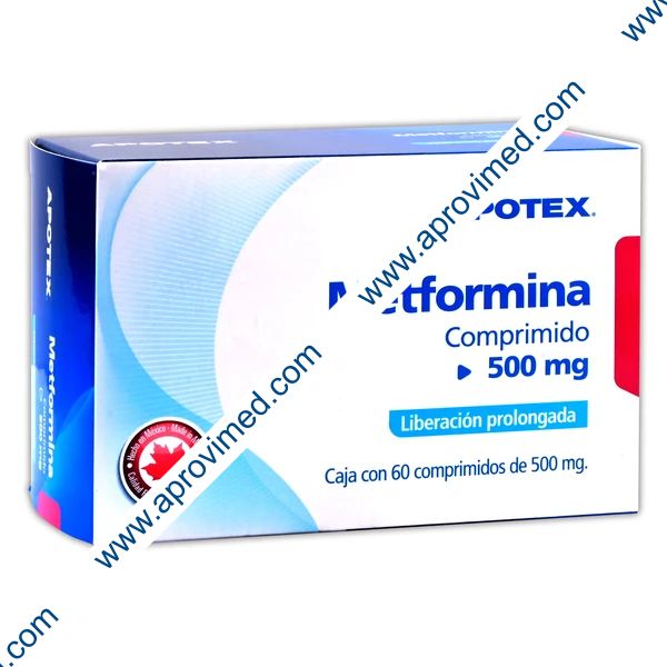 METFORMINA (Apotex) c/60 COMPS. L.P. 500 MG.