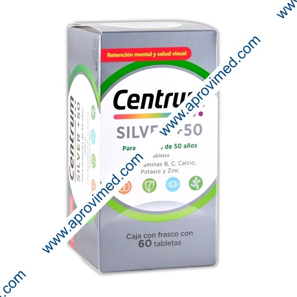 CENTRUM SILVER +50 c/ 60 TABLETAS.