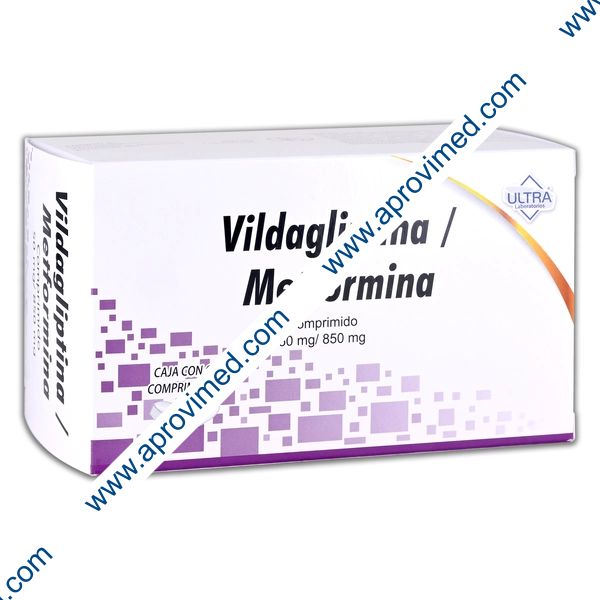 VILDAGLIPTINA/METFORMINA (Ultra)  c/60 COMPS. 50/850 MG.