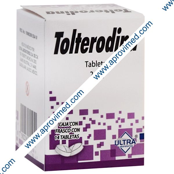 TOLTERODINA (Ultra) c/14 TABS. 2 MG.